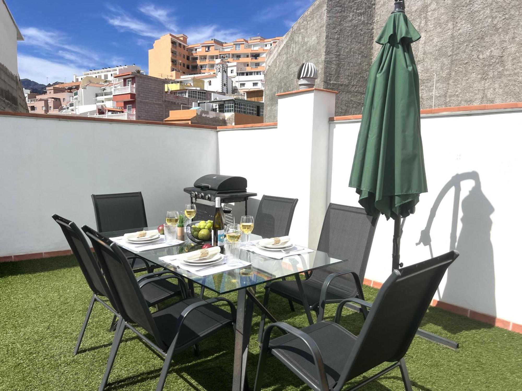 Paulmarie Apartment Atlantic View In Los Gigantes 圣地亚哥港 外观 照片